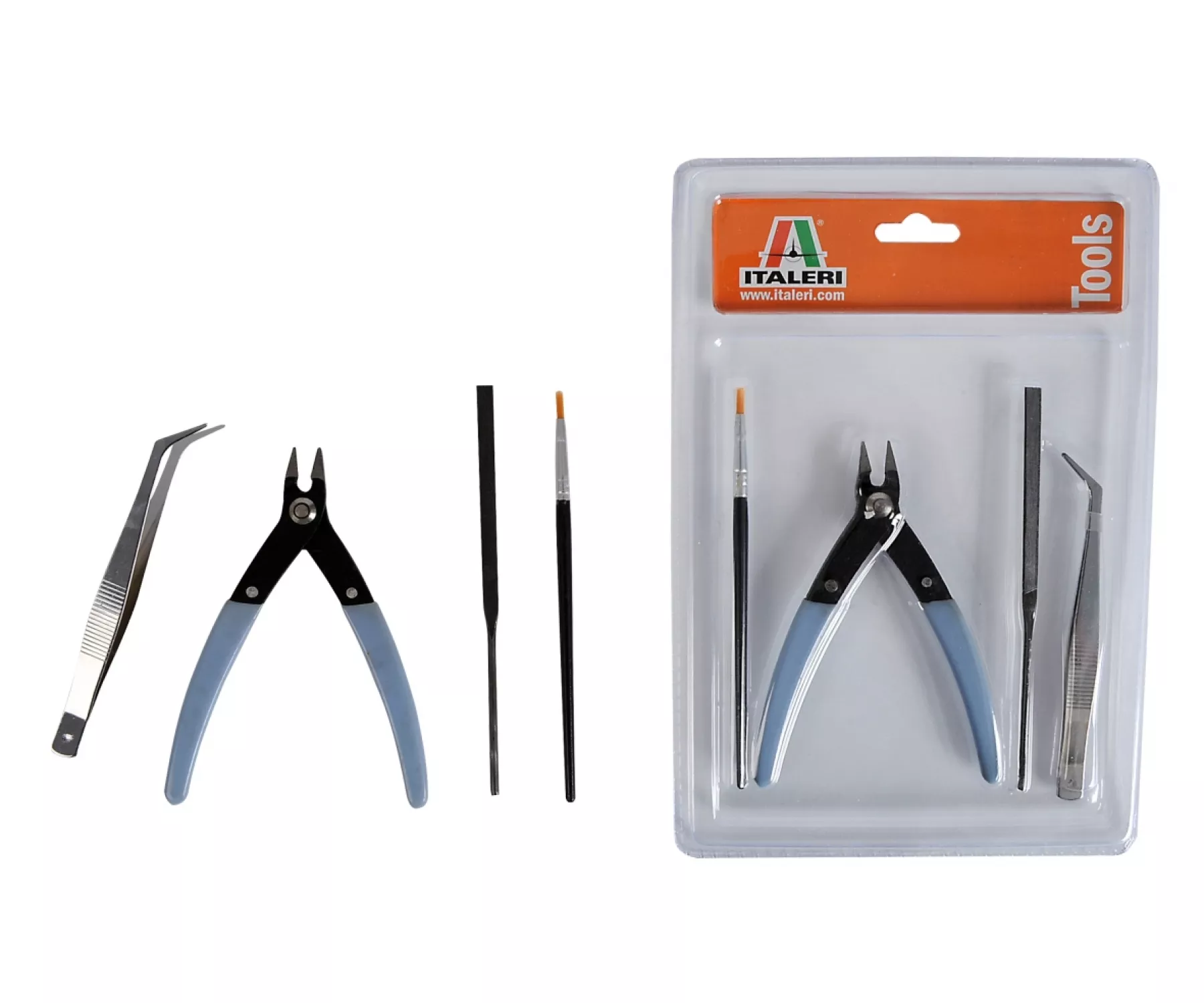 Italeri 50830 set d'outils de base pour maquettes en plastique
