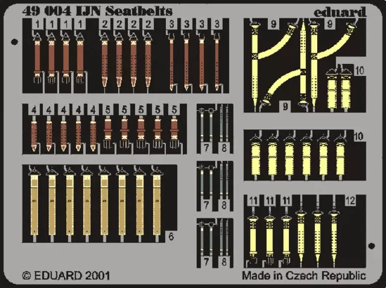 Eduard 49004 1/48 Seatbelts IJN