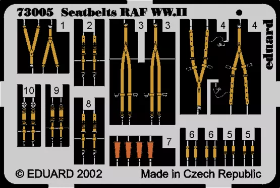 Eduard 73005 1/72 Seatbelts RAF WWII