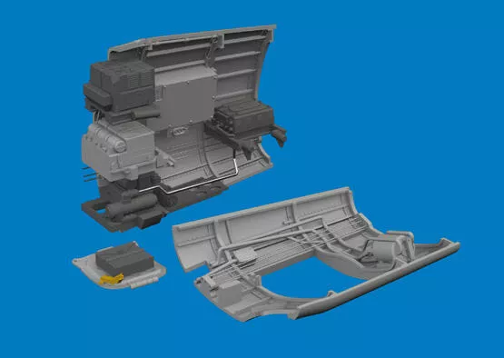 Eduard SIN648141 1/48 P-40E Essential - Kit Brassin d'amélioration
