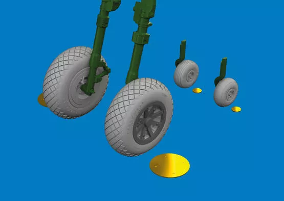 Eduard SIN648141 1/48 P-40E Essential - Kit Brassin d'amélioration