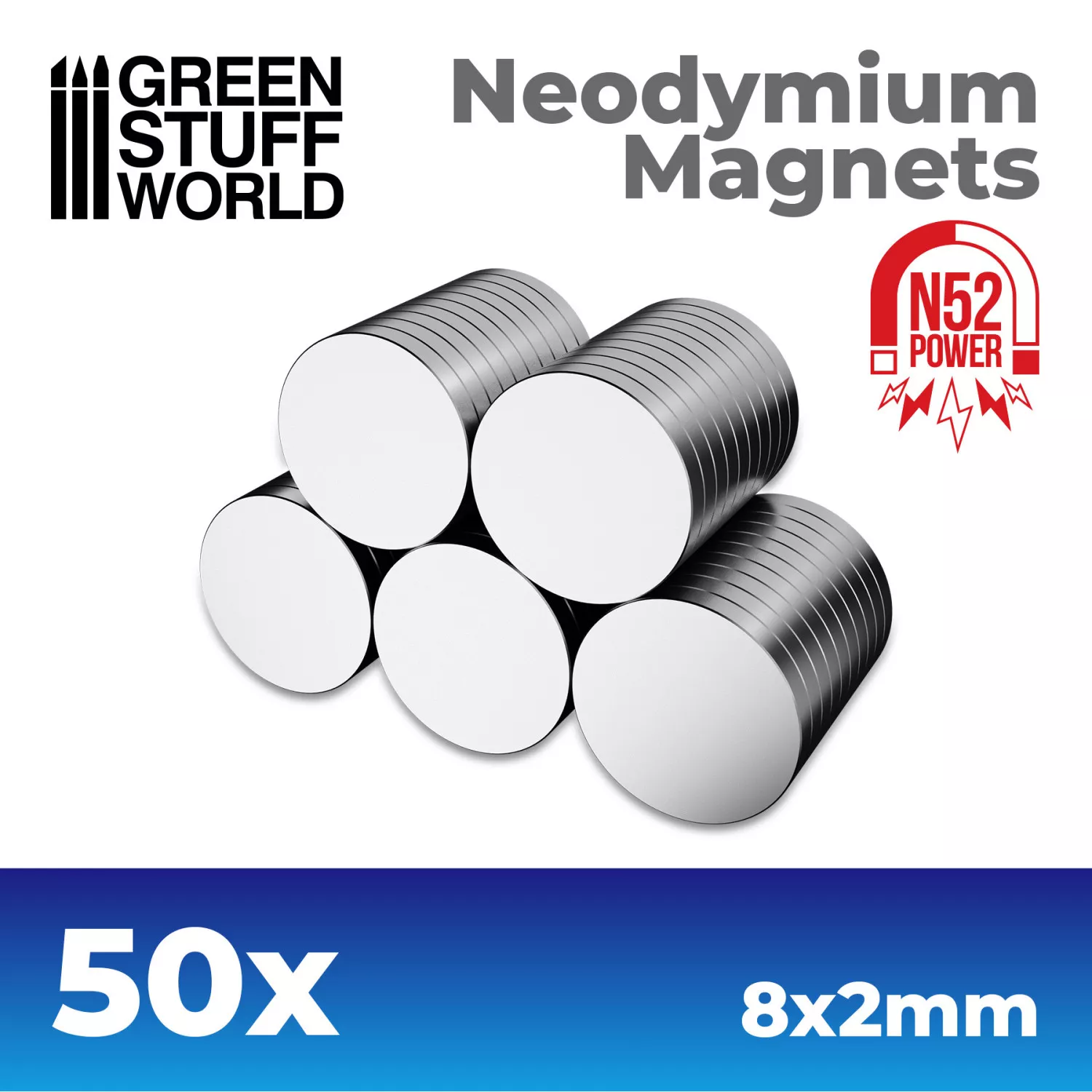 GSW 11519 Aimants Neodium 8x2mm