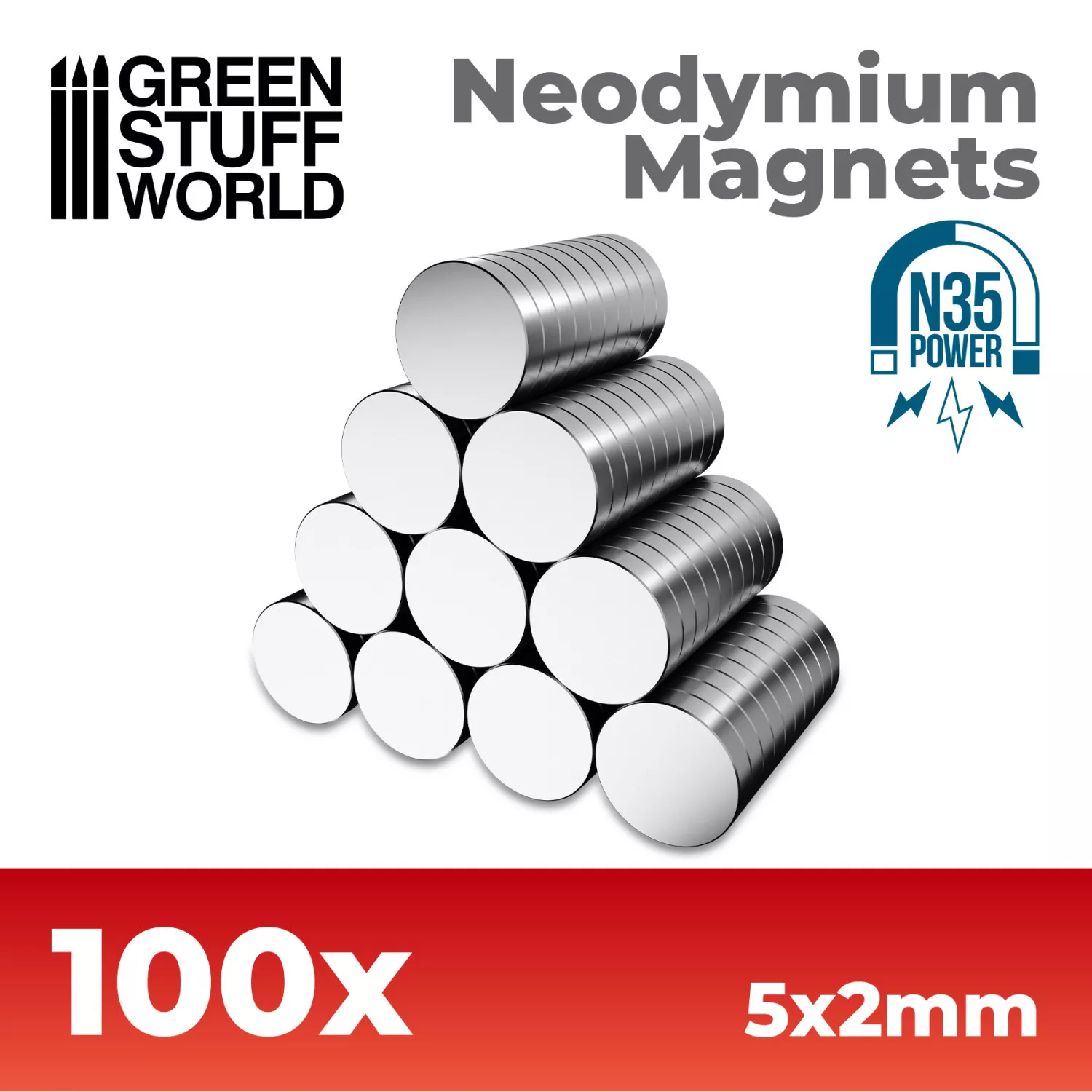 GSW 9063 Aimants Neodium 5x2mm