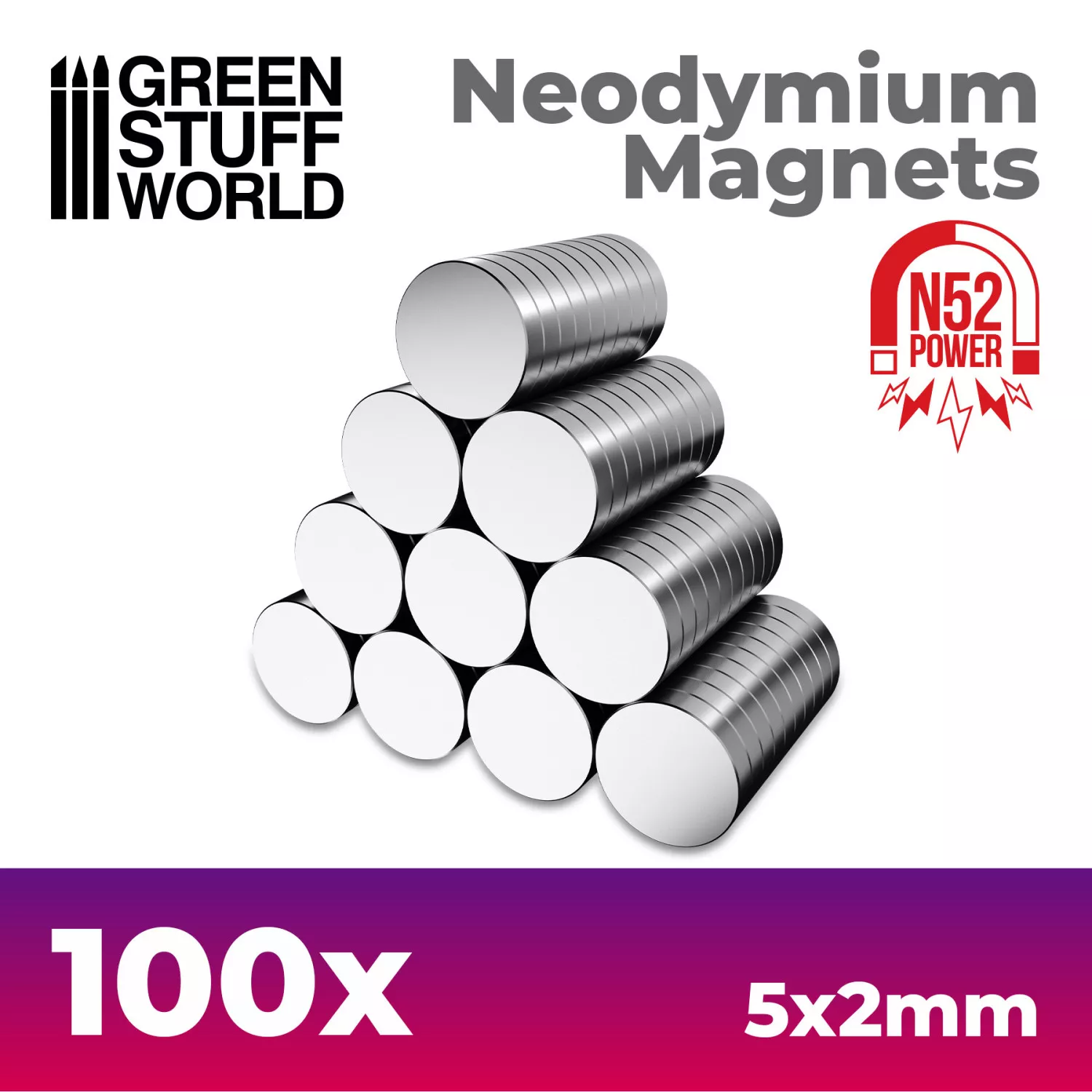 GSW 9265 Aimants Neodium 5x2mm