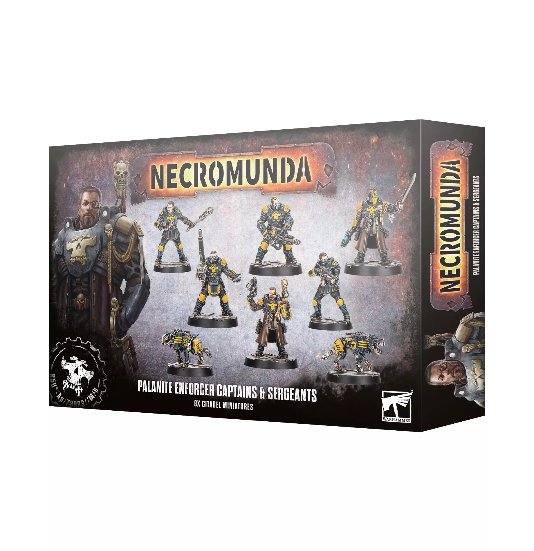 Warhammer Necromunda : Palanite Enforcer Captains & Sergeants