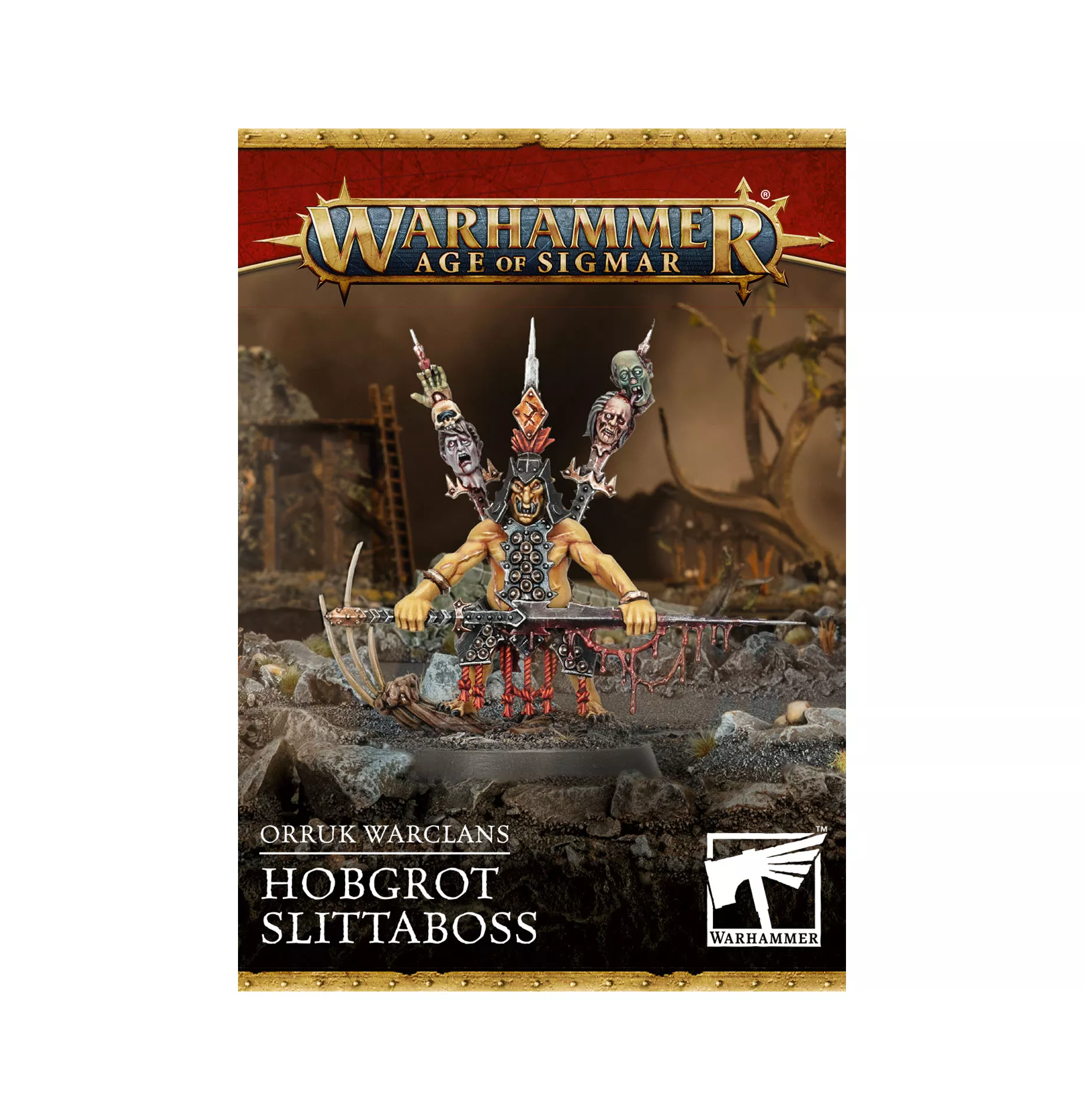 Age Of Sigmar Orruk Warclans : Hogbrot Slittaboss