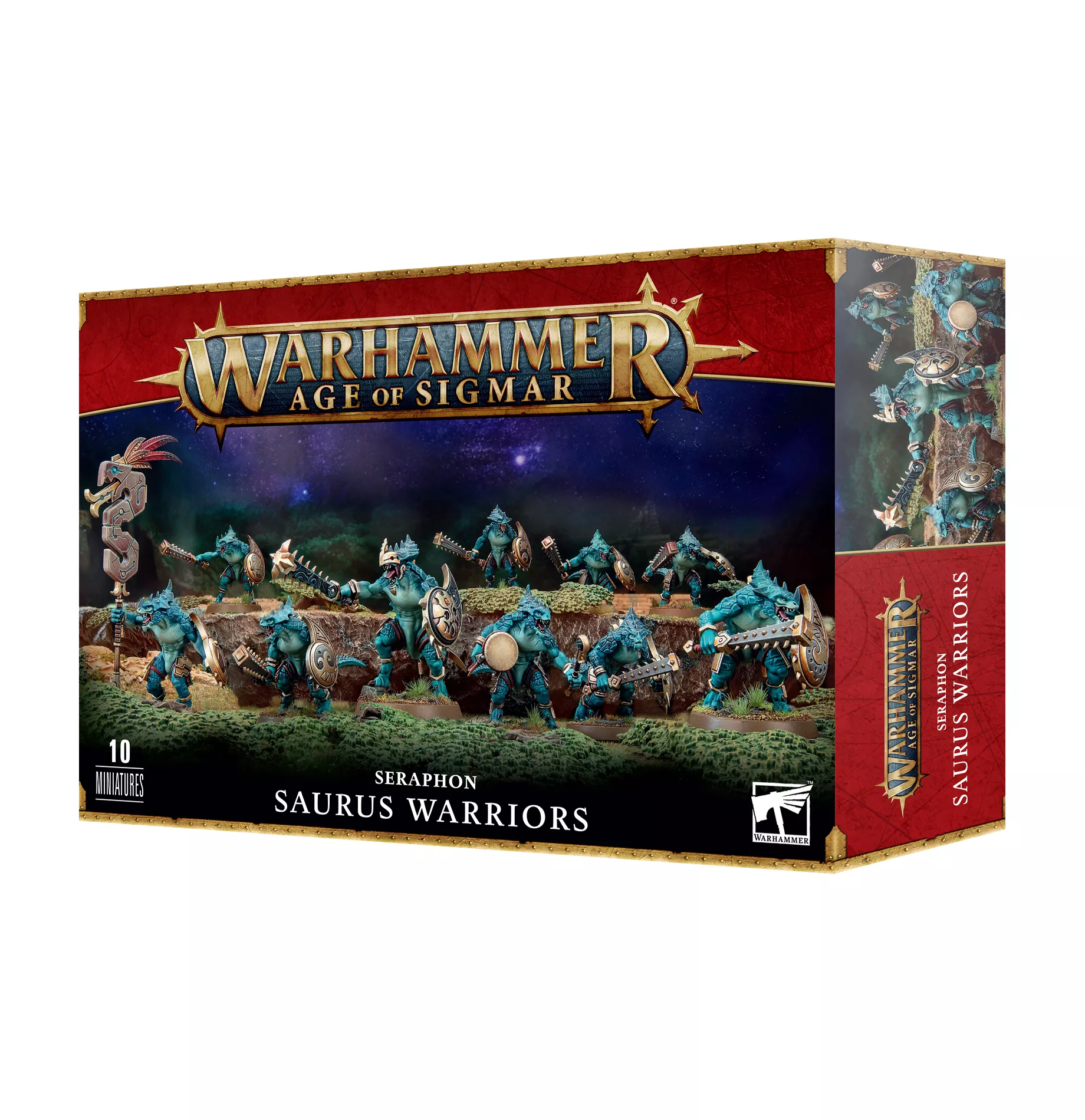 Age Of Sigmar Seraphon : Saurus Warriors
