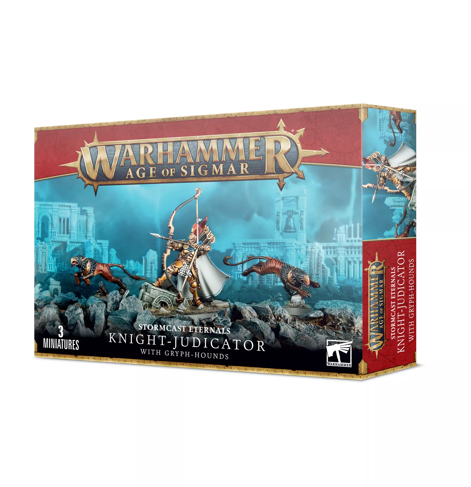 Age Of Sigmar Stormcast Eternals : Knight-Judicator With Gryph-Hounds