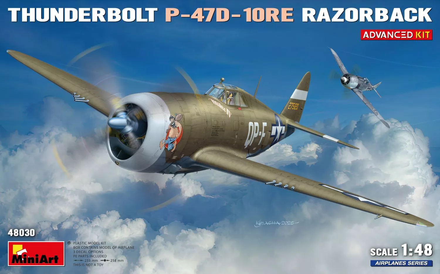 MiniArt 48030 1:48 P-47D-10RE Razorback Advanced Kit