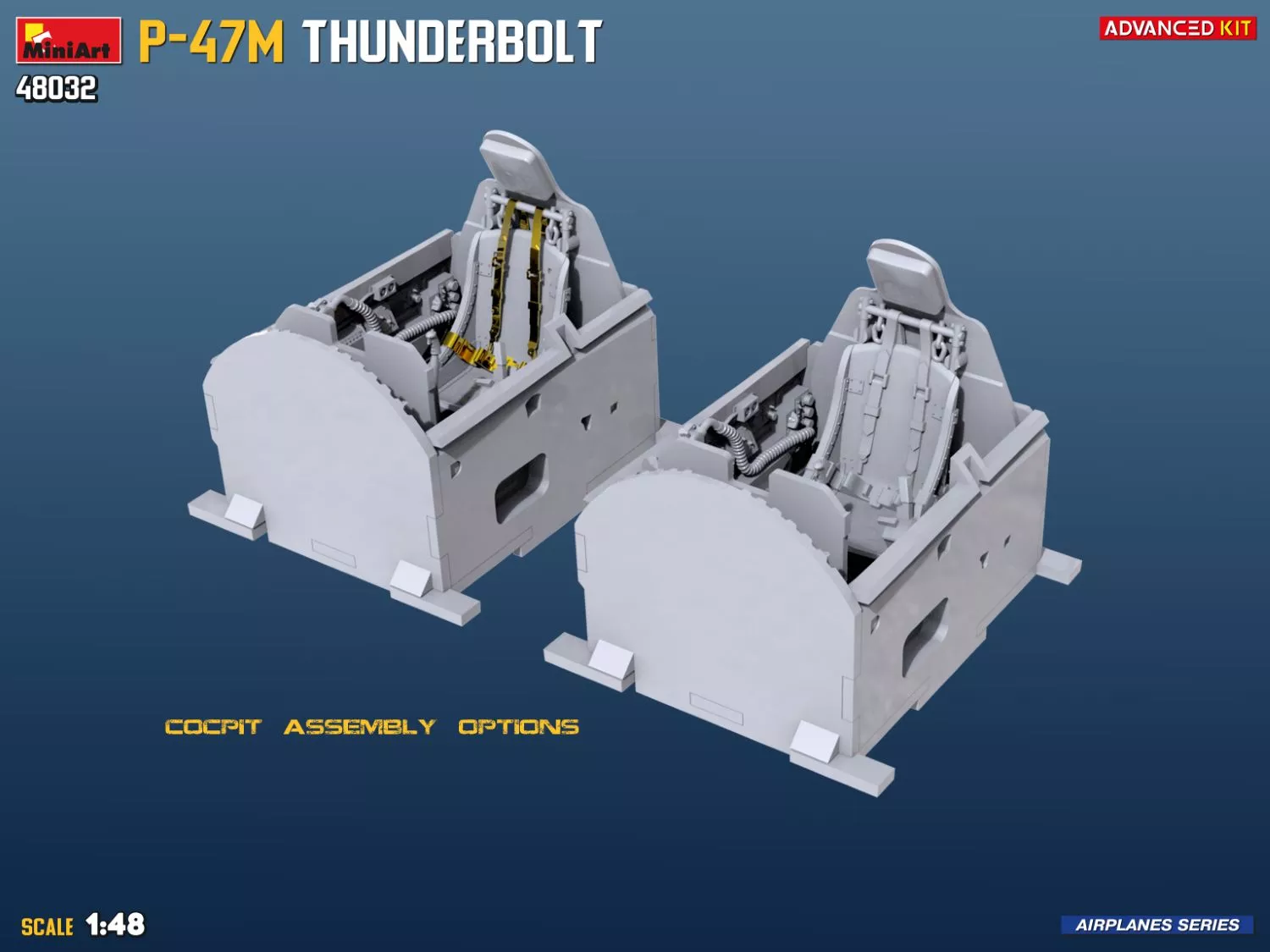 MiniArt 48032 1:48 P-47M Thunderbolt Advanced Kit