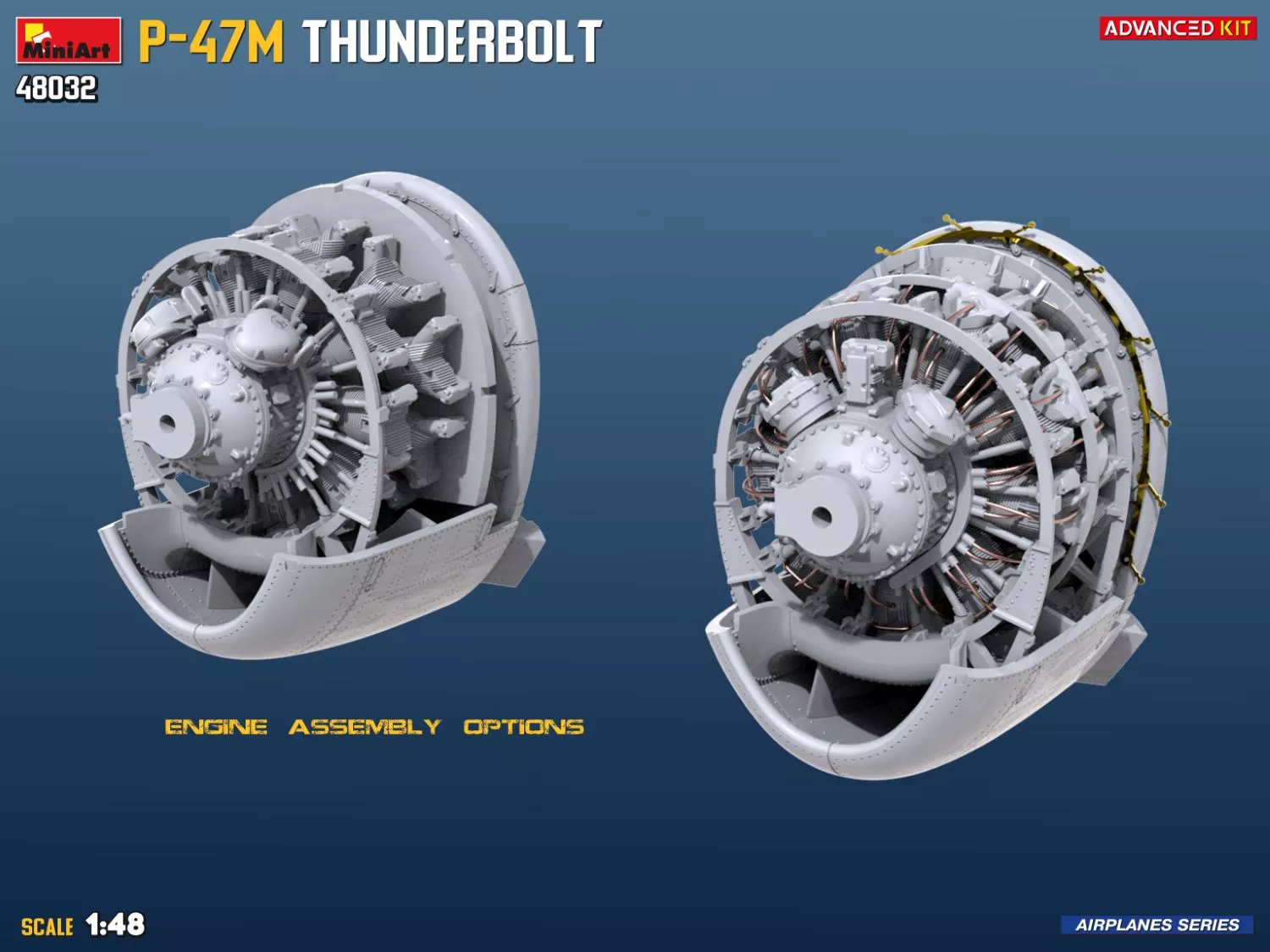 MiniArt 48032 1:48 P-47M Thunderbolt Advanced Kit