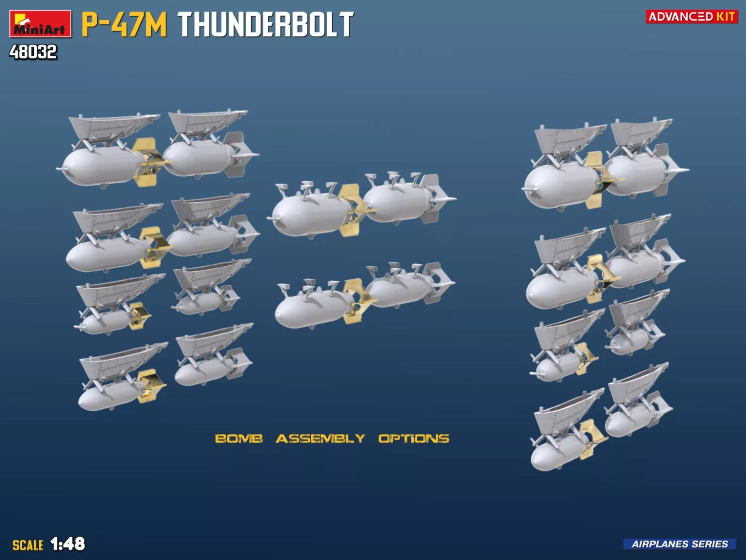 MiniArt 48032 1:48 P-47M Thunderbolt Advanced Kit