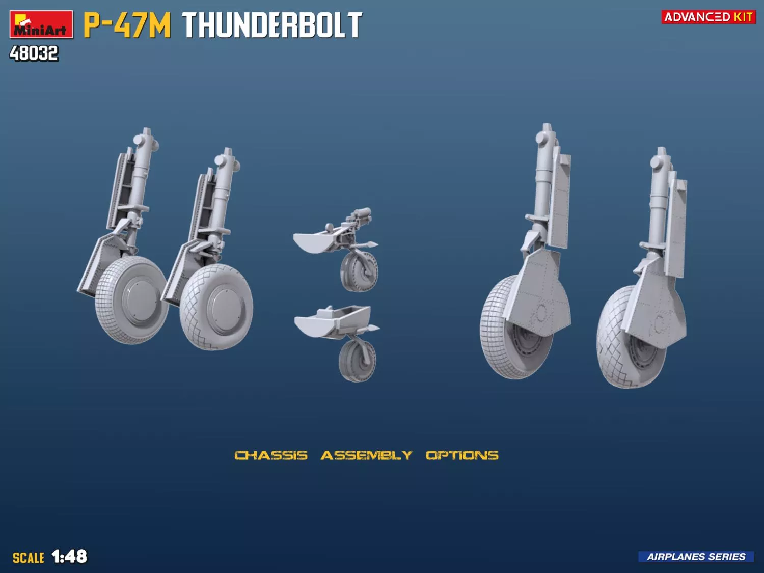 MiniArt 48032 1:48 P-47M Thunderbolt Advanced Kit