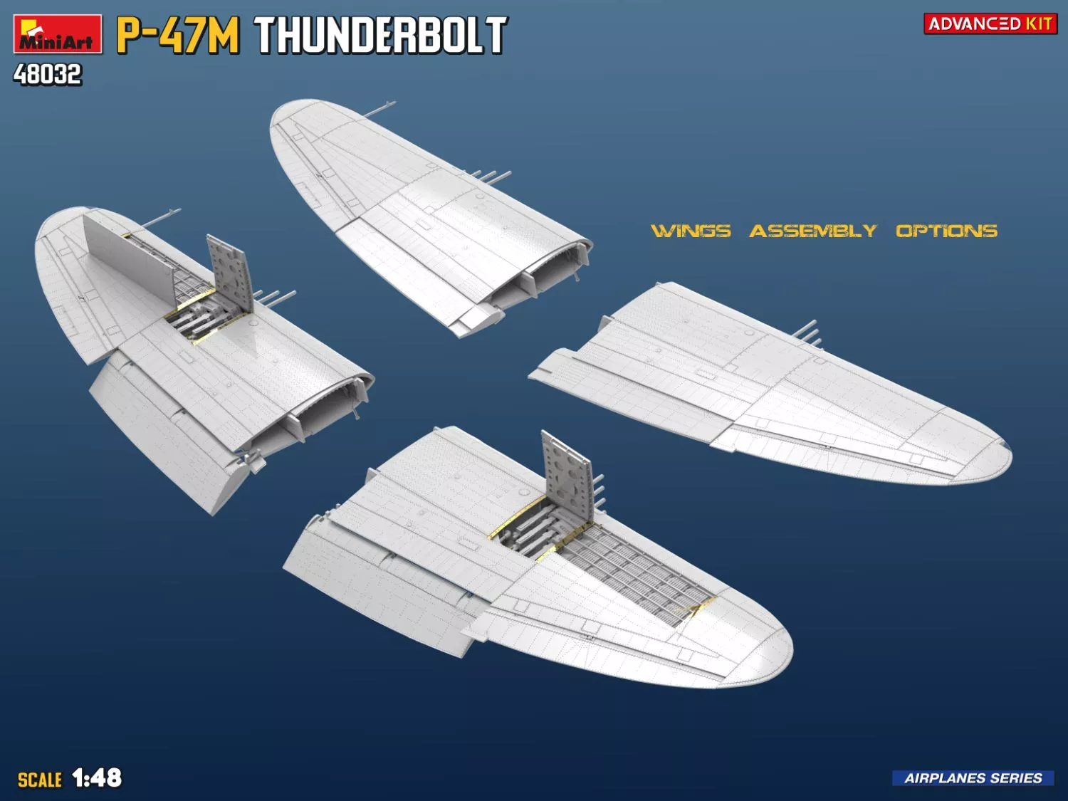 MiniArt 48032 1:48 P-47M Thunderbolt Advanced Kit