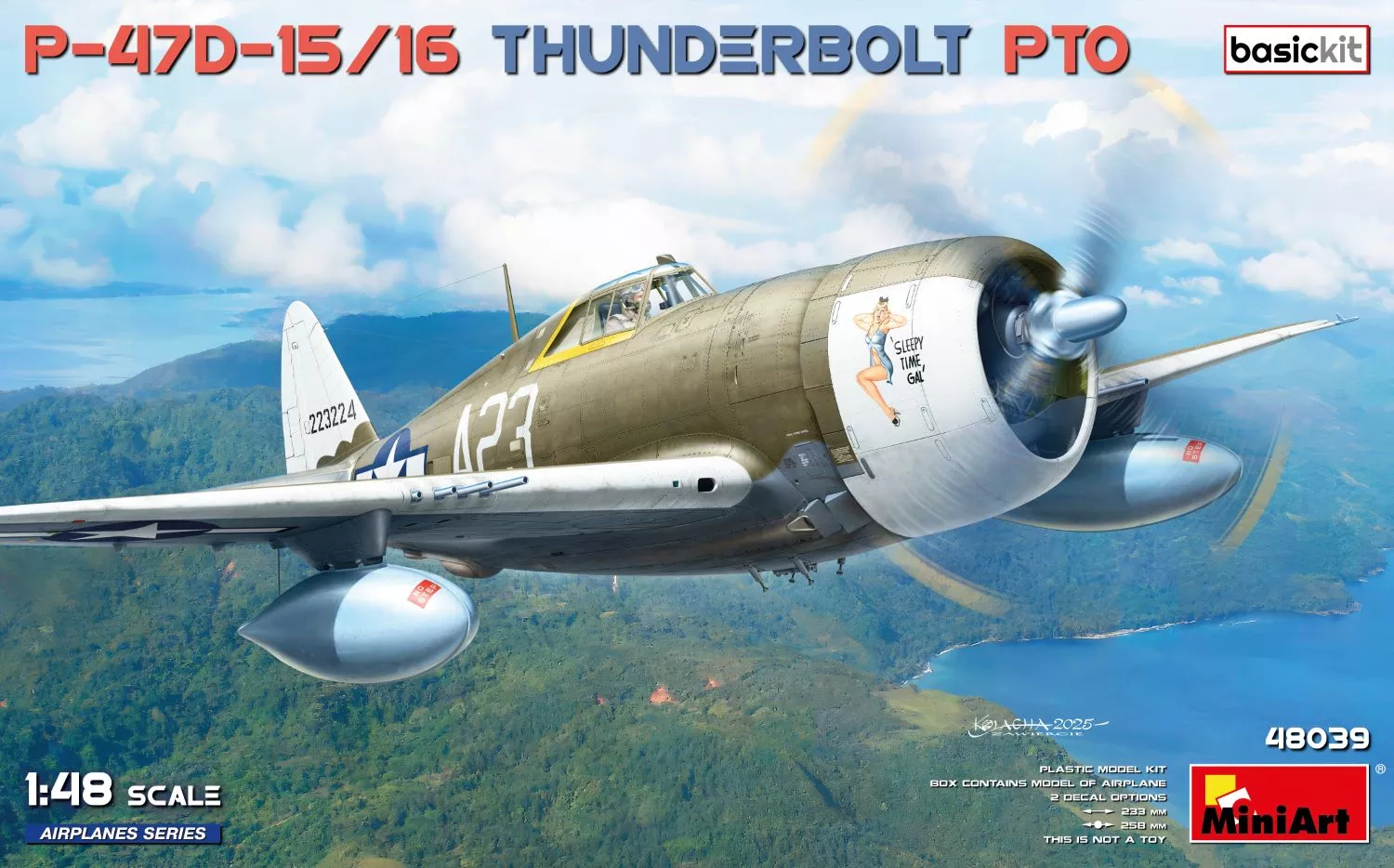 MiniArt 48039 1:48 P-47D-15/16 Razorback Basic Kit