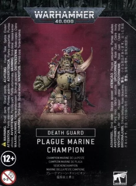 Warhammer 40 000 Death Guard : Plague Marine Champion