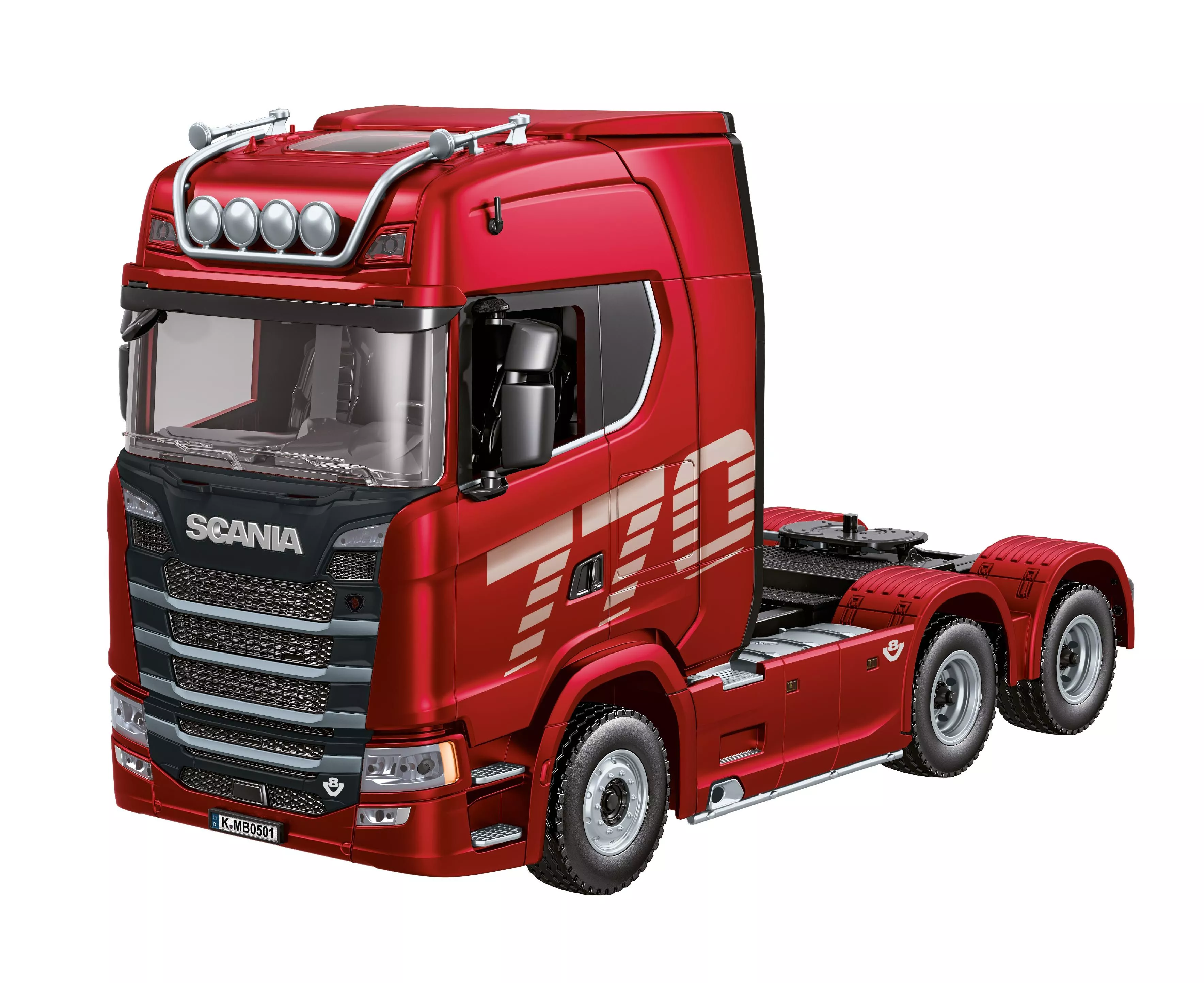 DF Models 3218 1/18 Scania 770S V8 LKW rouge