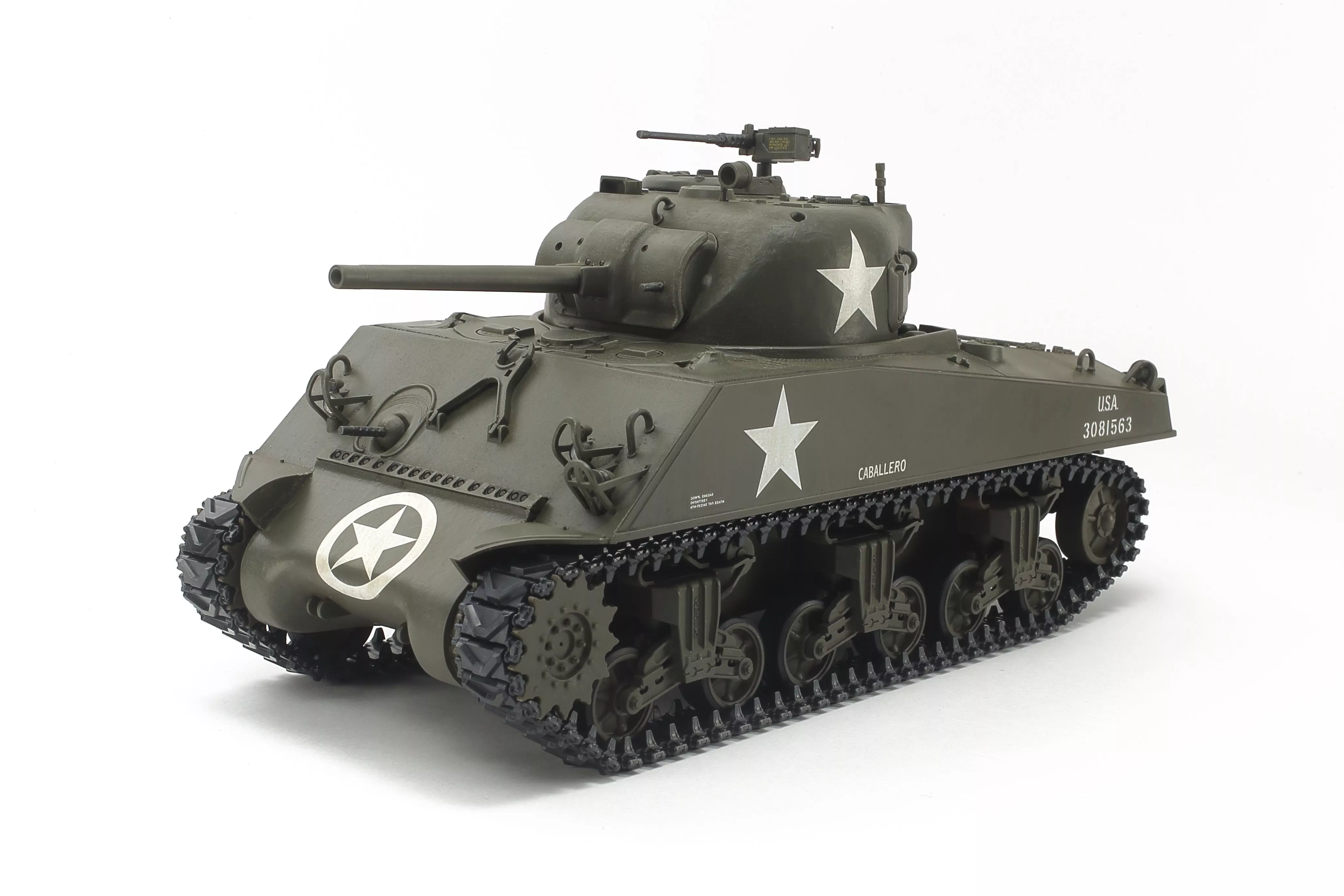 Tamiya 48217 1:35 M4A3 Shermann, RC