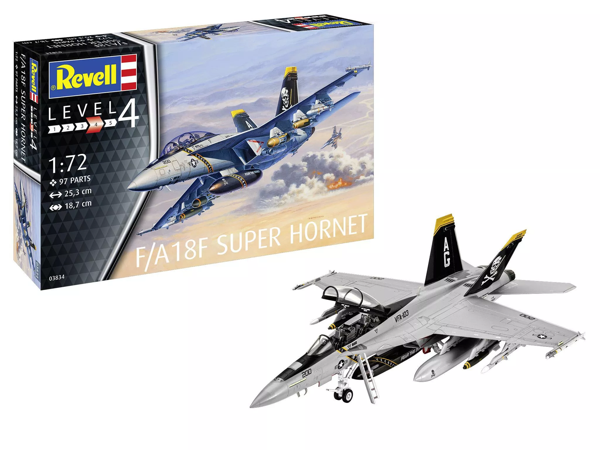 Revell 3834 1/72 FA 18F Super Hornet