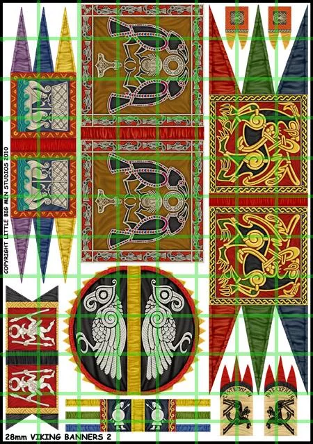 Victrix VBAN4 Bannières Vikings