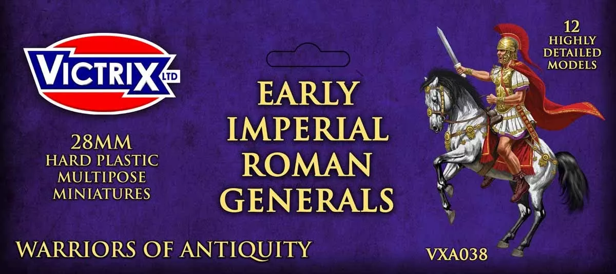 Victrix VXA038 Généraux Impériaux Romains montés (Early)