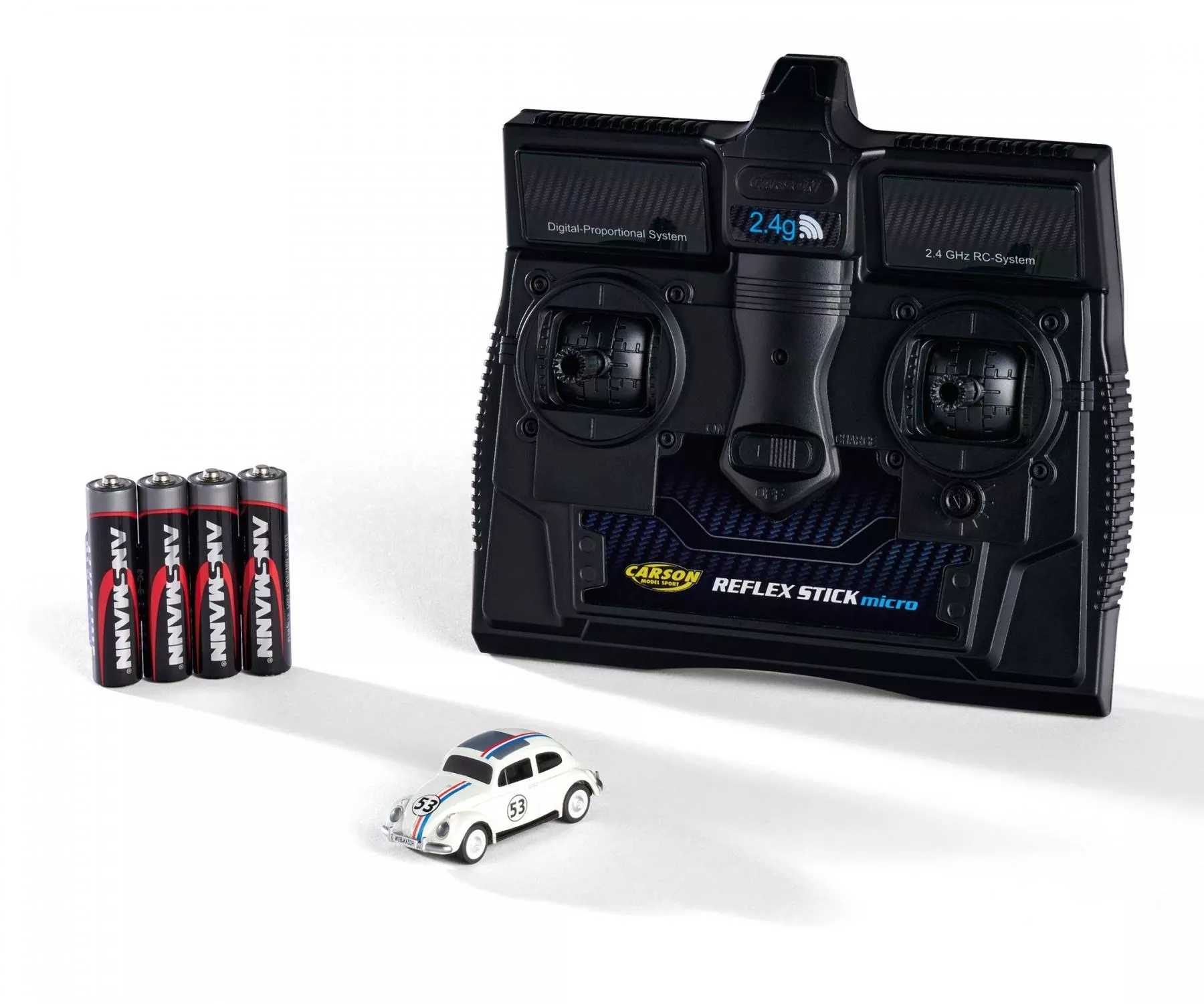 Carson 500504153 1:87 RC VW Coccinelle Rallye 2.4G RTR