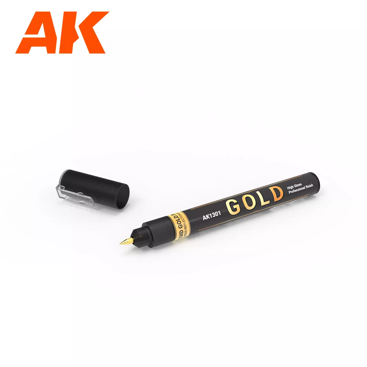 AK Interactive AK1300 Liquid Markers Metallic set