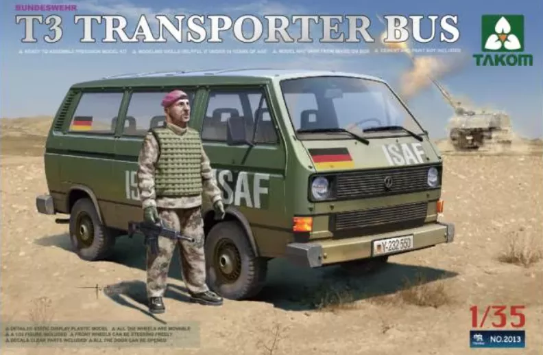 Takom 2013 1:35 Bundeswehr T3 Transporter Bus