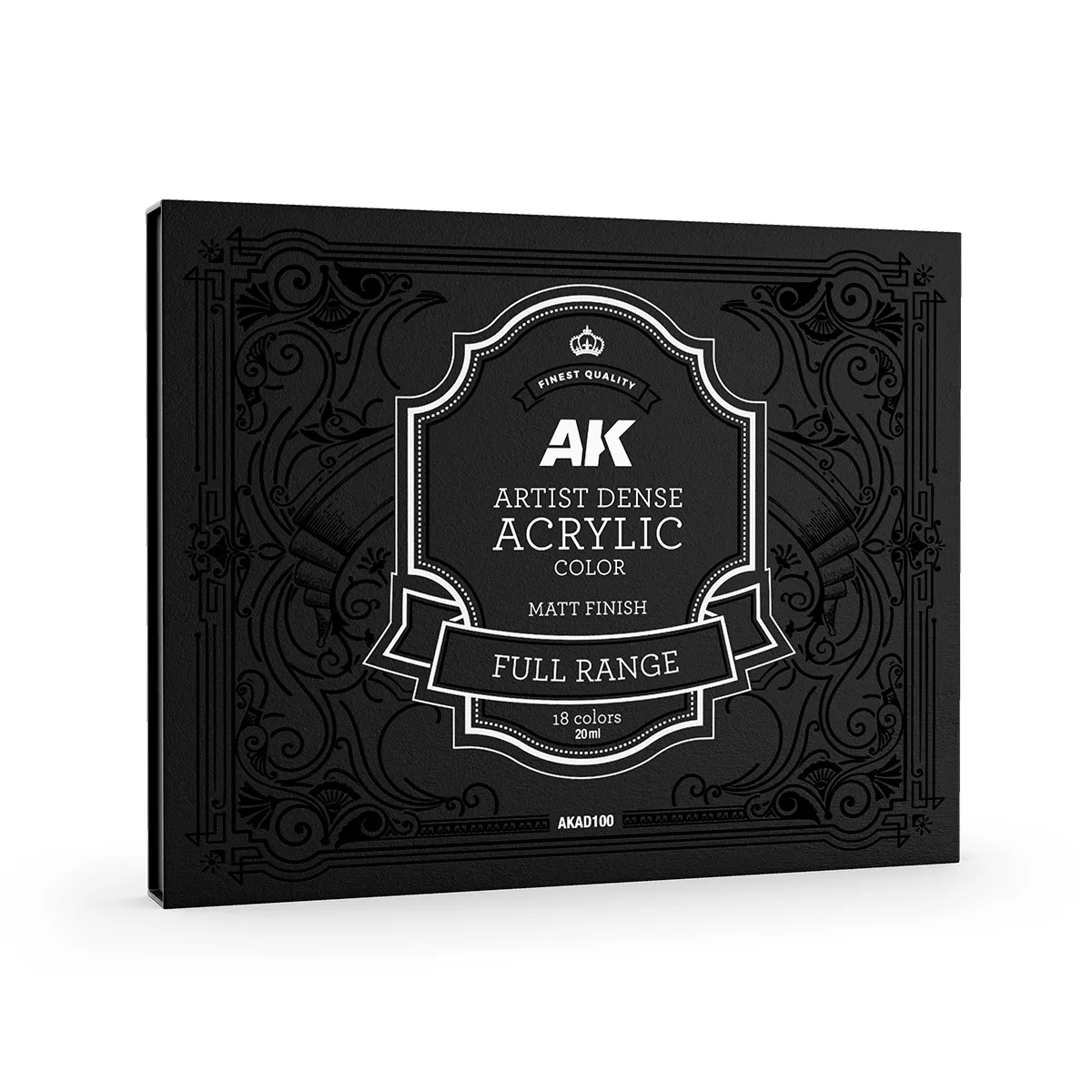 AK Interactive Artist Dense Acrylic Color Full Range 18 couleurs