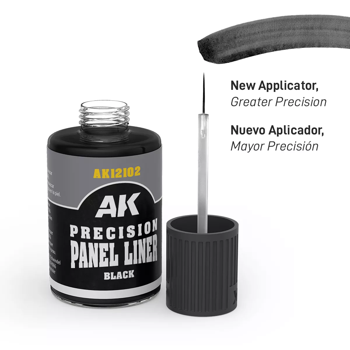 AK Interactive Precision Panel Liner Black 30ml