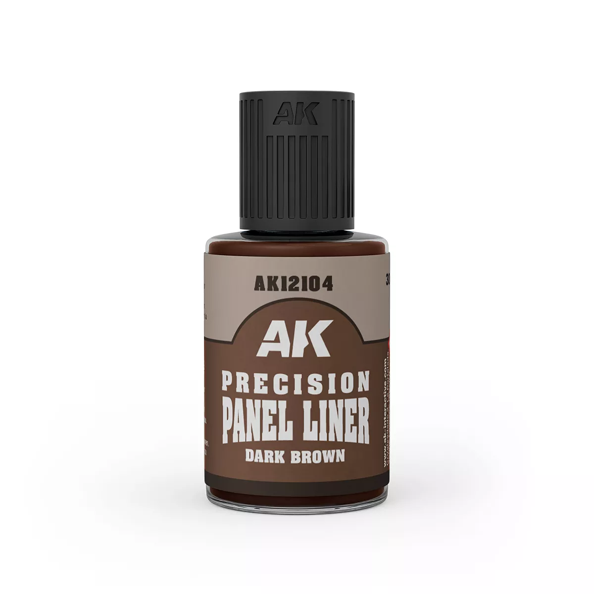 AK Interactive Precision Panel Liner Dark Brown 30ml