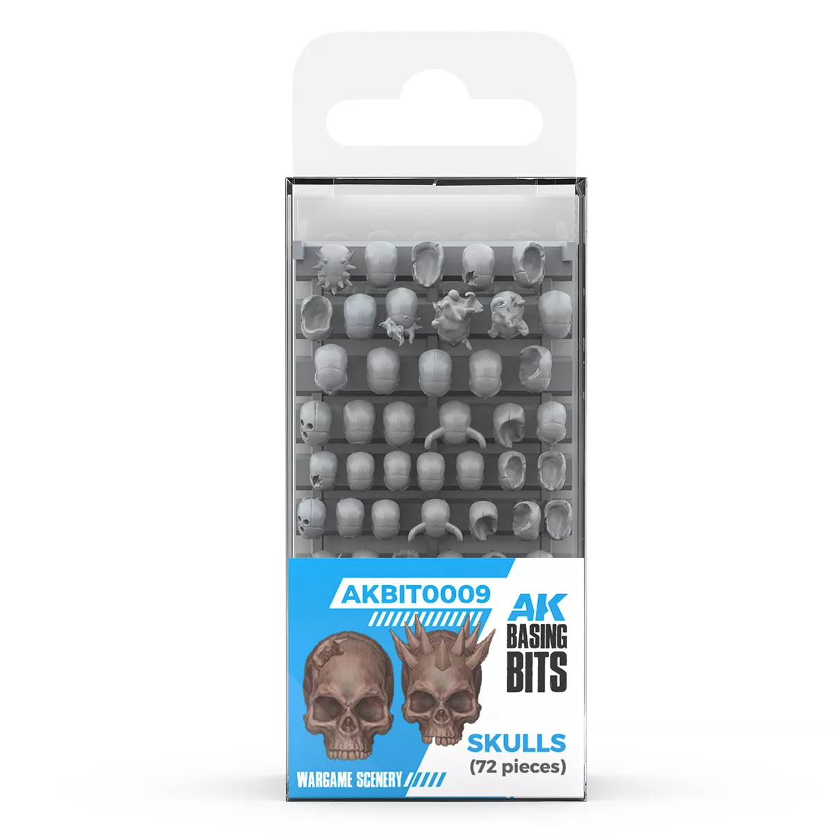 AK Basing Bits Skulls (72 pièces)