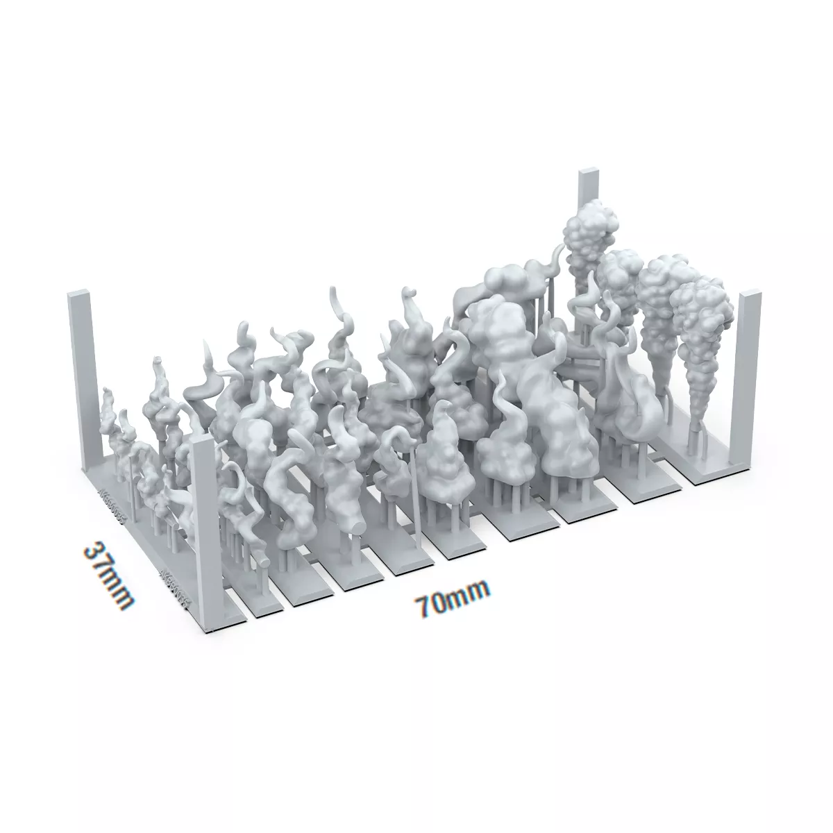 AK Basing Bits Smoke FX (40 pièces)