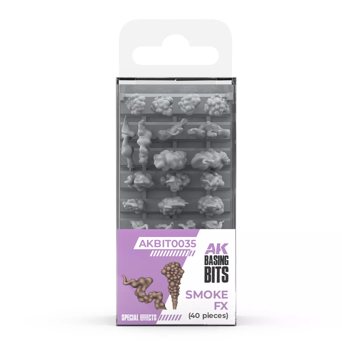 AK Basing Bits Smoke FX (40 pièces)