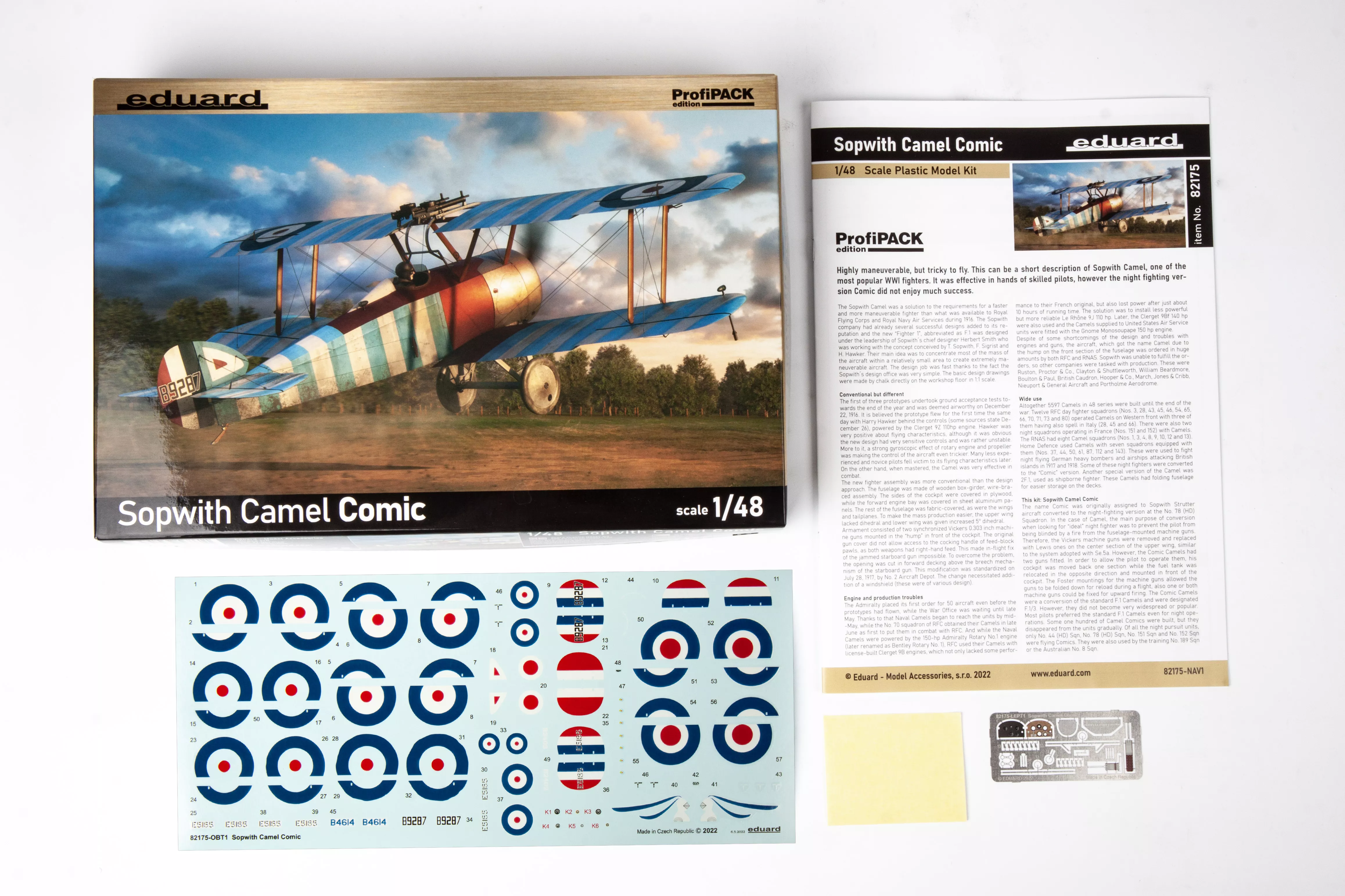 Eduard 82175 1/48 Sopwith Camel Comic Profipack