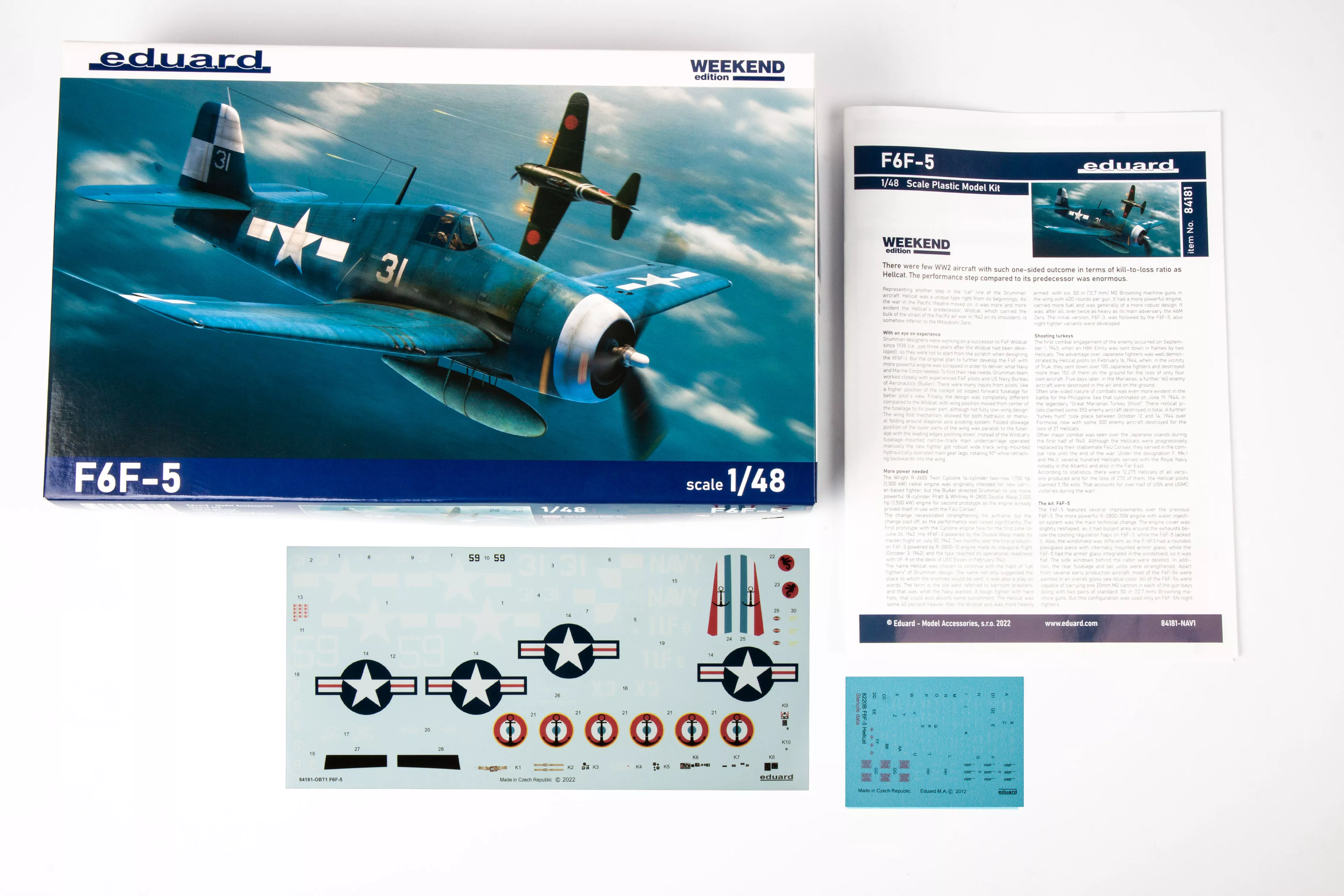 Eduard 84181 1/48 F6F-5 Weekend Edition