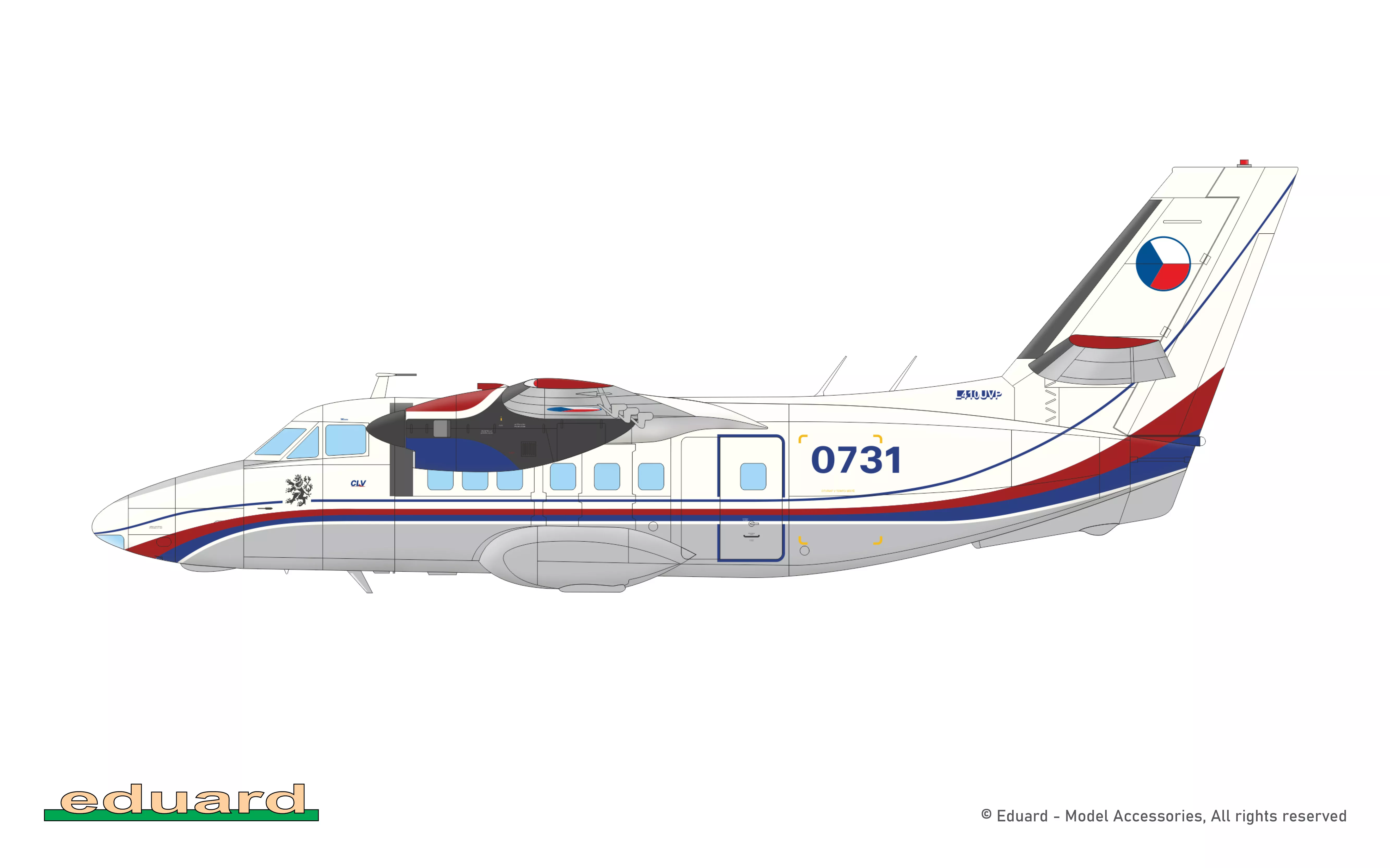 Eduard 2148 1/72 Turbolet L-410UVP WEEKEND edition