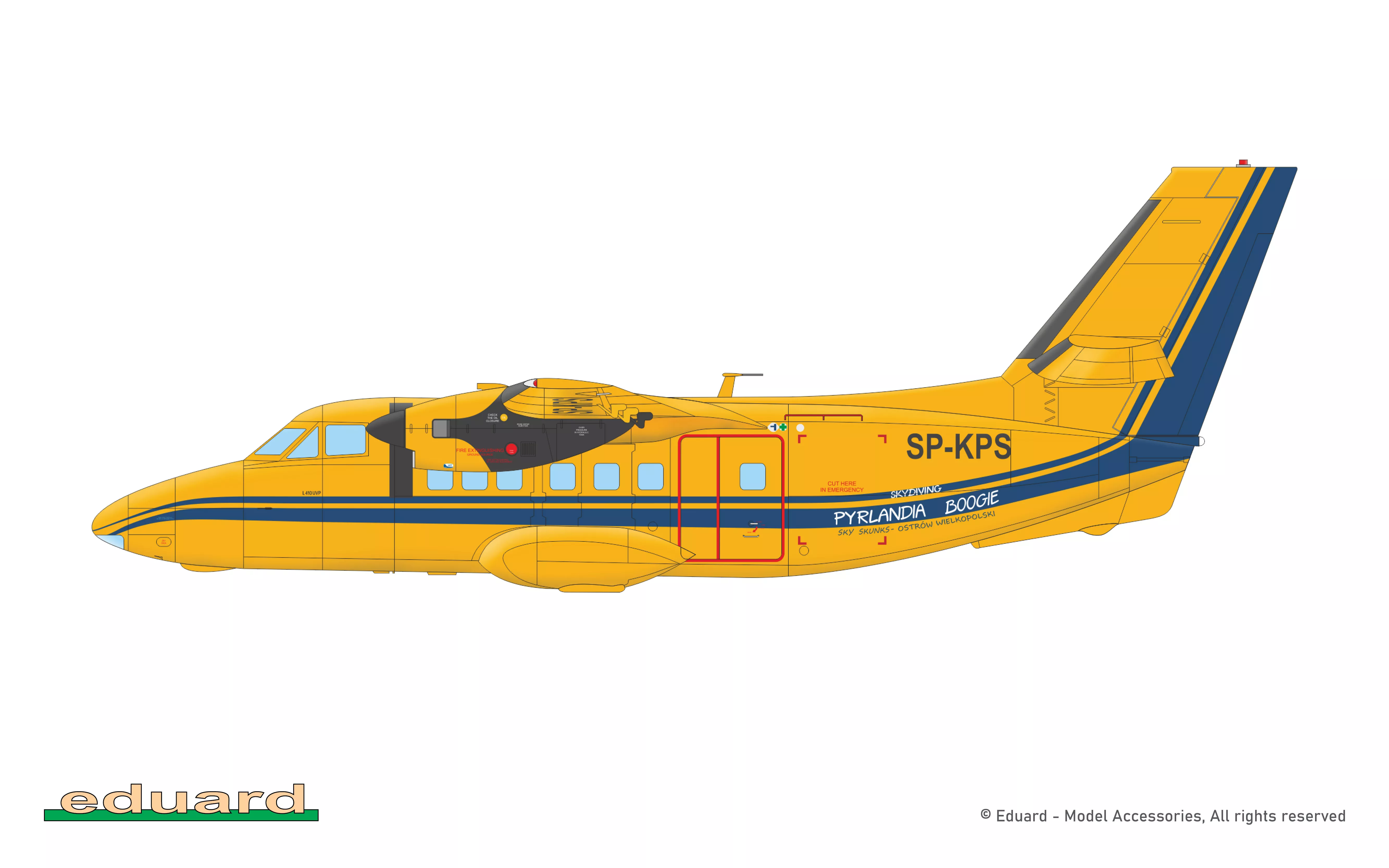 Eduard 2148 1/72 Turbolet L-410UVP WEEKEND edition