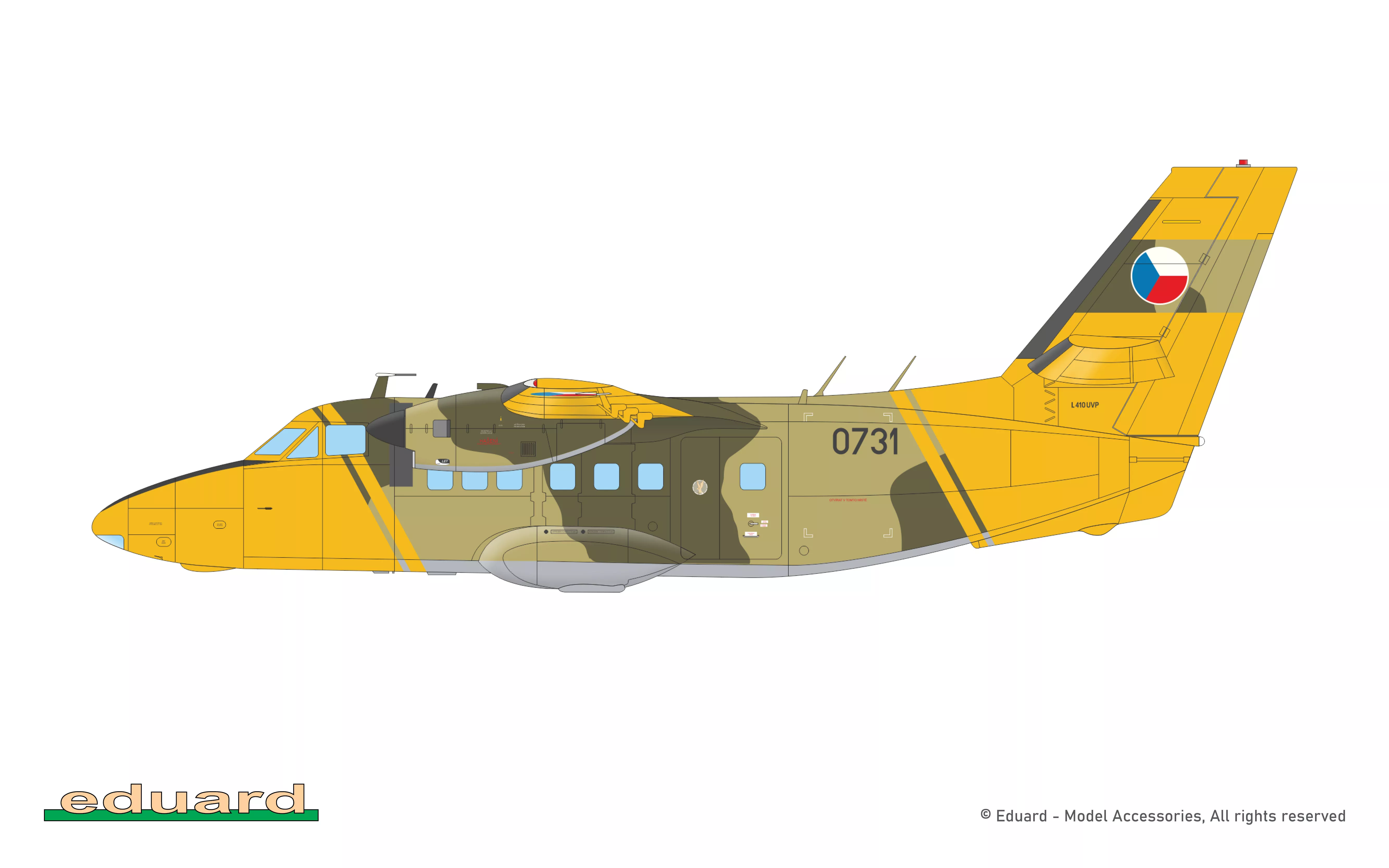 Eduard 2148 1/72 Turbolet L-410UVP WEEKEND edition