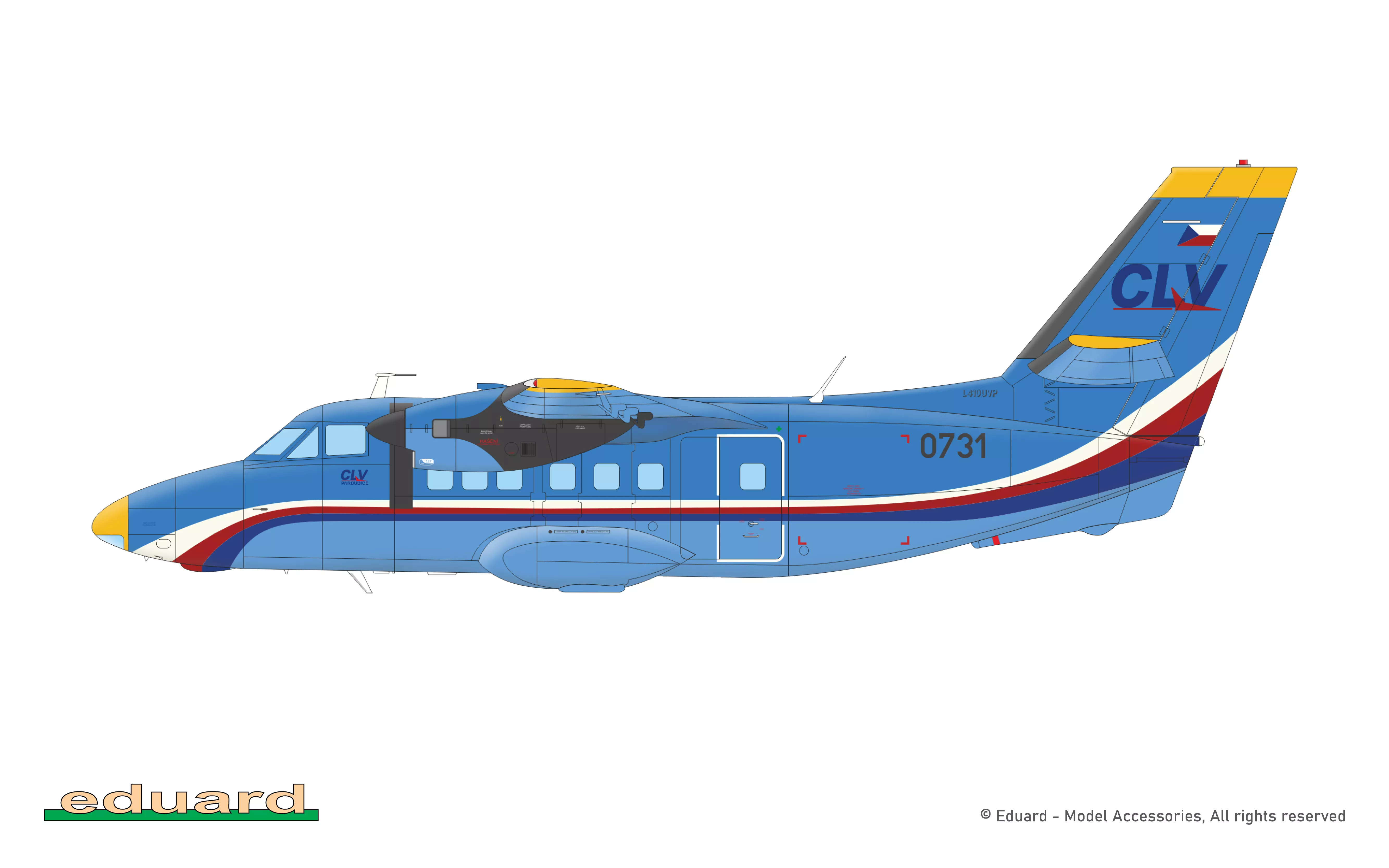 Eduard 2148 1/72 Turbolet L-410UVP WEEKEND edition