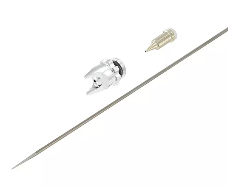 Harder & Steenbeck 712364 Set Buse, Capuchon & Aiguille 0.45mm ''FineLine''