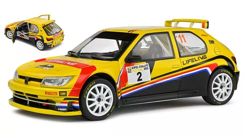 Solido 1808304 1:18 Peugeot 306 MAXI Rally Festival 2022