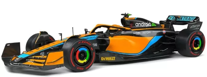 Solido 421182150 1:18 McLaren Norris orange