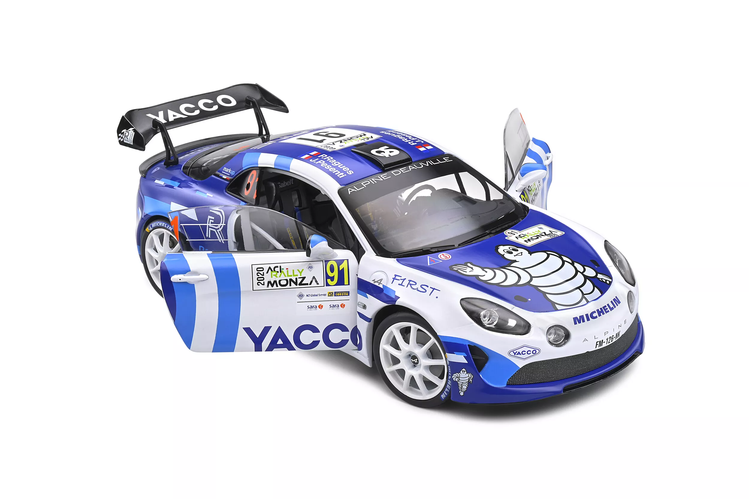 Solido 421183300 1:18 Alpine A110 Rally WRC Monza 2020