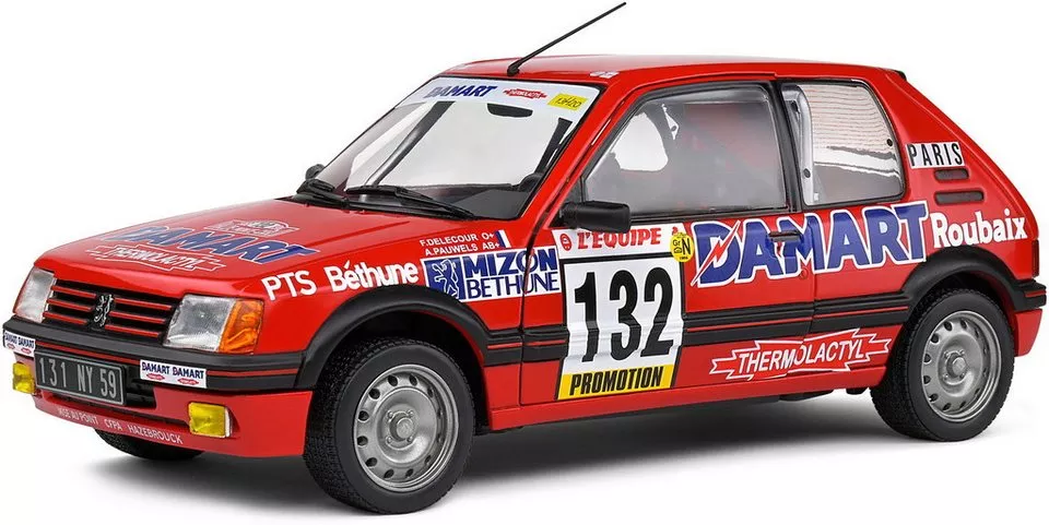 Solido 421186220 1:18 Peugeot 205 GTI 1.6 L