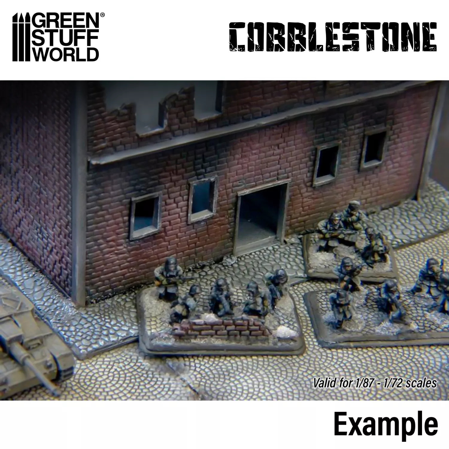 GSW 1625 Rouleau Texturé 'Cobblestone'' 15mm