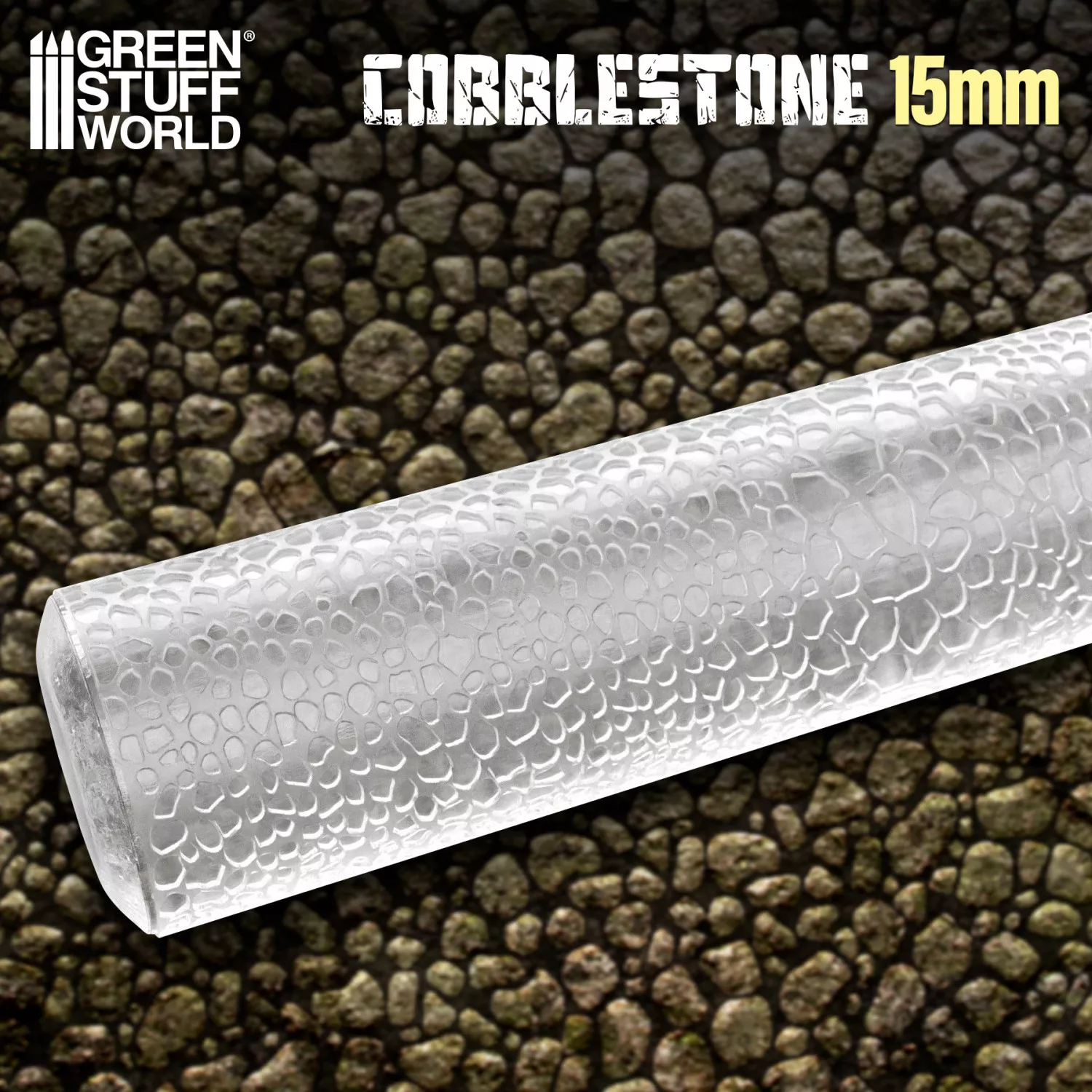 GSW 1625 Rouleau Texturé 'Cobblestone'' 15mm