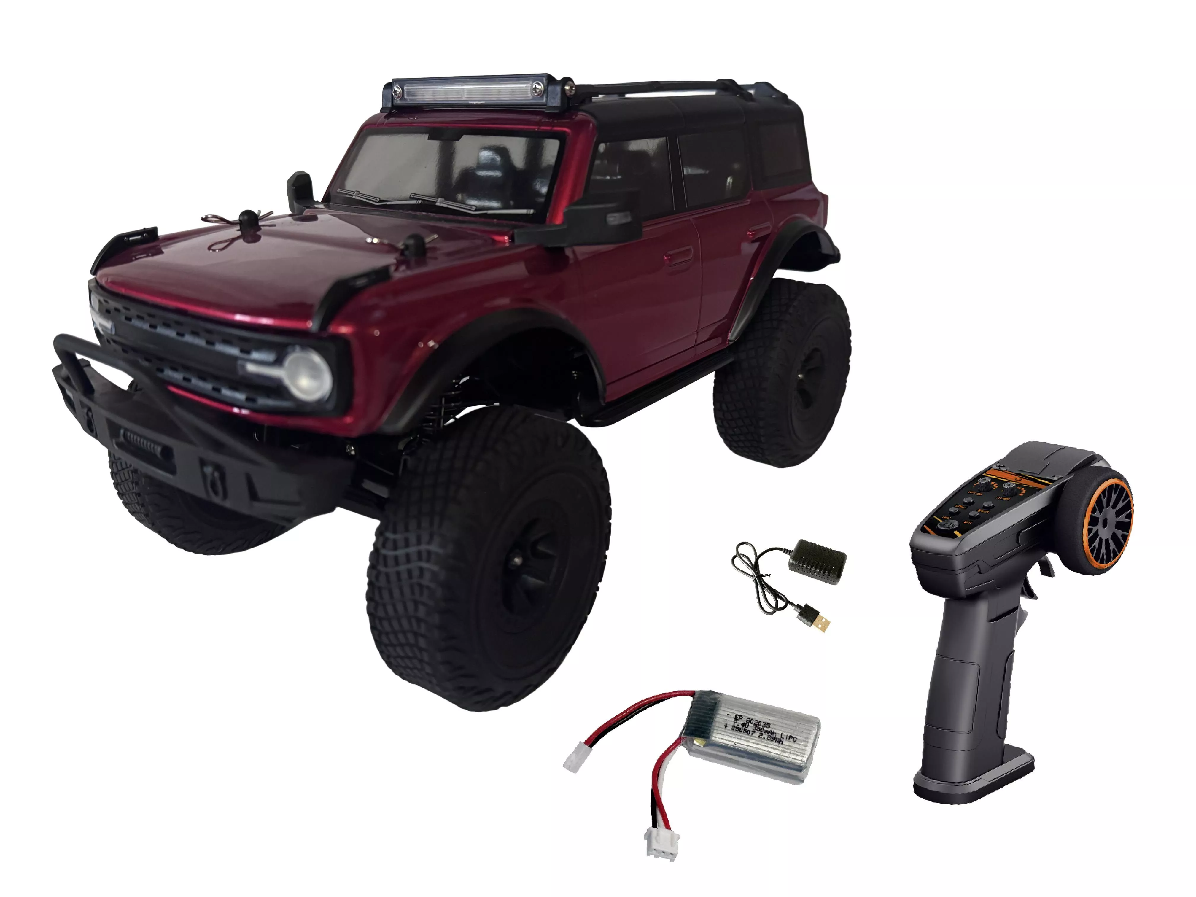 DF Models 3107 1/18 Crawler Mini Varant RTR Rouge