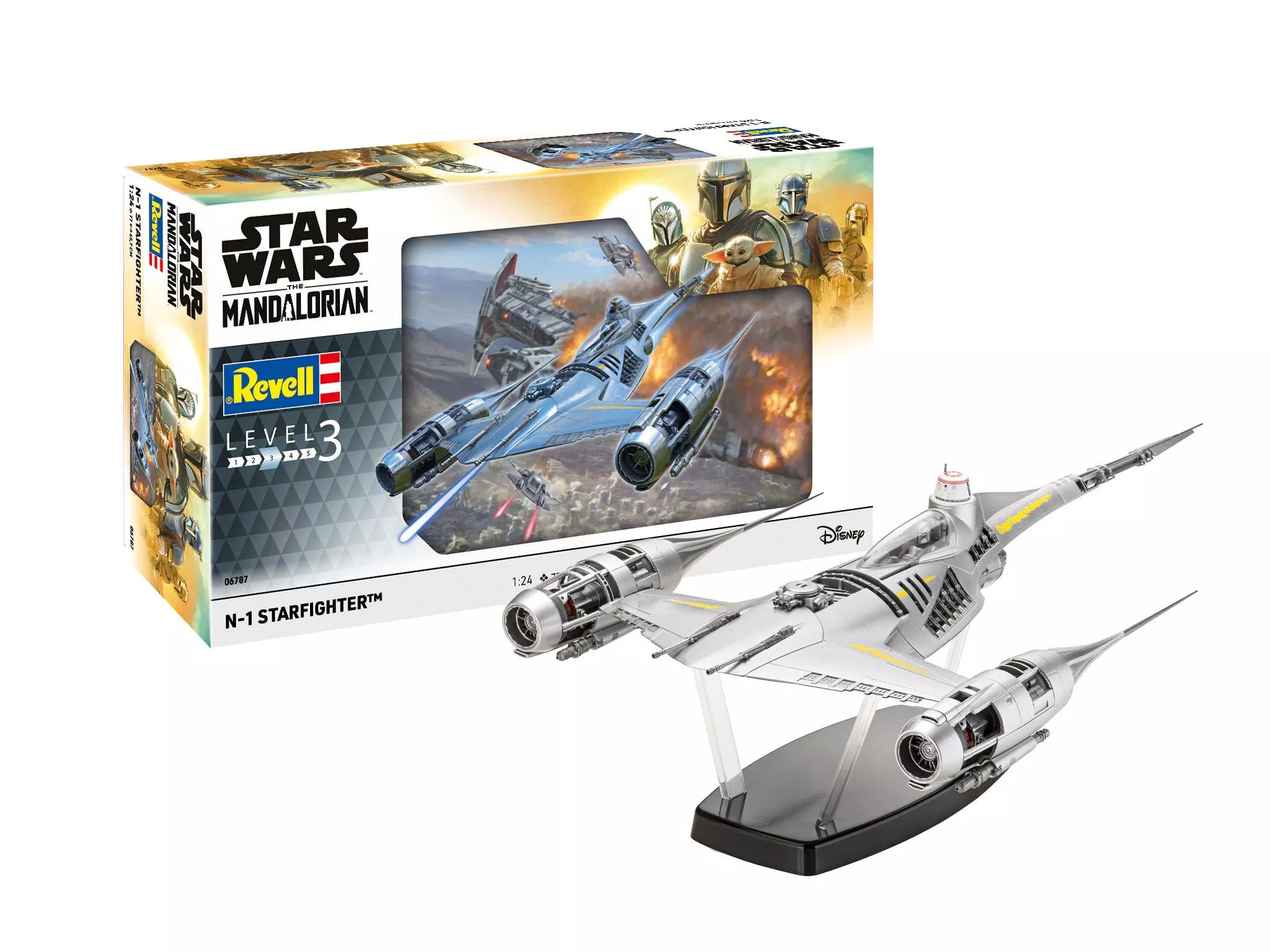 Revell 06787 1:24 Star Wars The Mandalorian N-1 Starfighter
