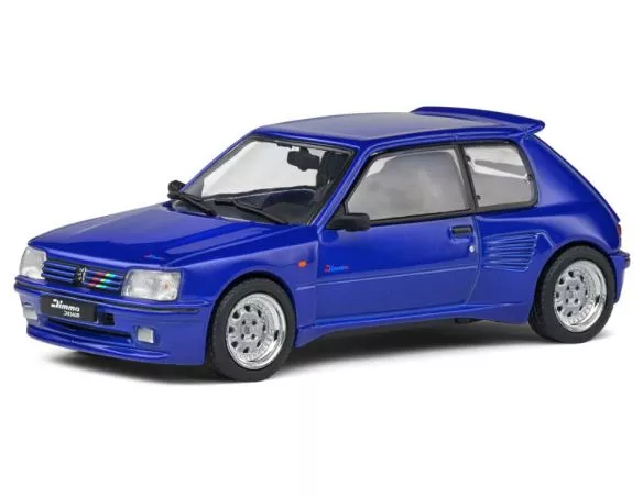 Solido 4310803 1:43 Peugeot 205 GTI bleu diamant